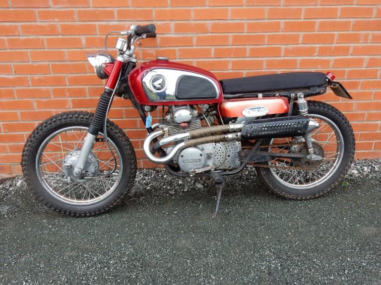 HONDA CD175 1976 TRAILS SCRAMBLER ENDURO ROAD REGISTERED - SEE VIDEO 