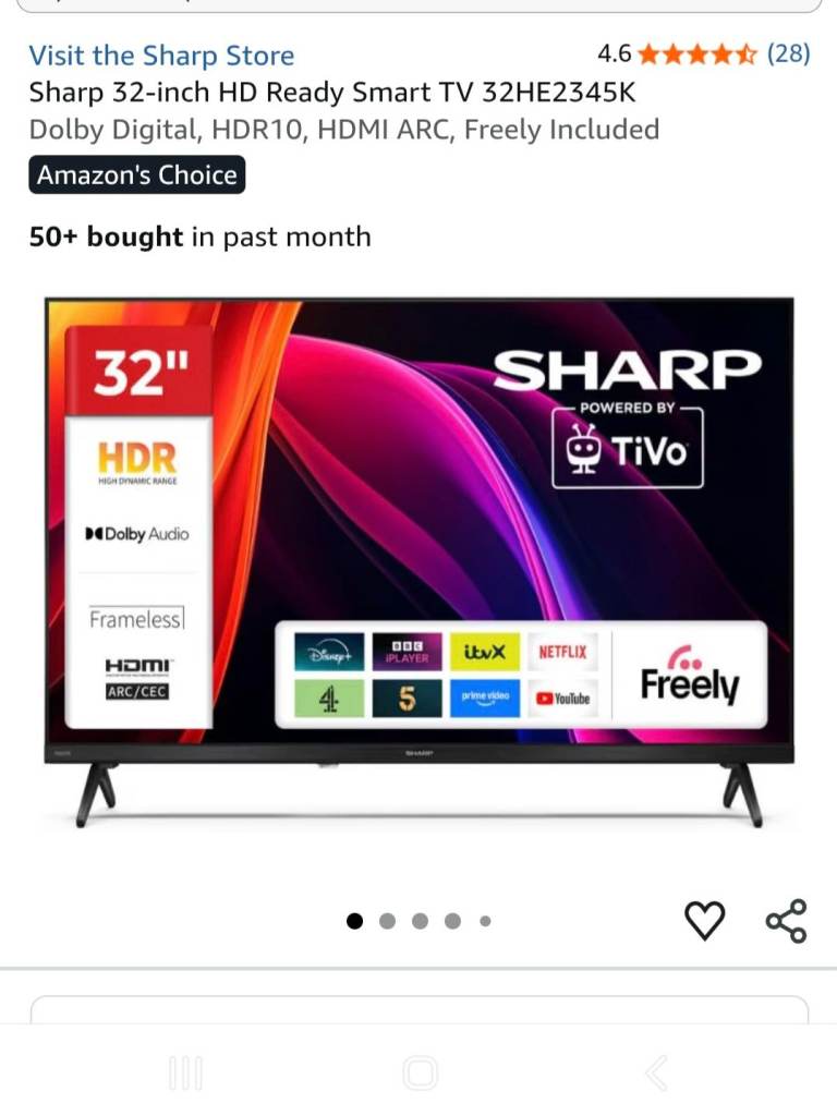 32inch Smart Tv Brand New