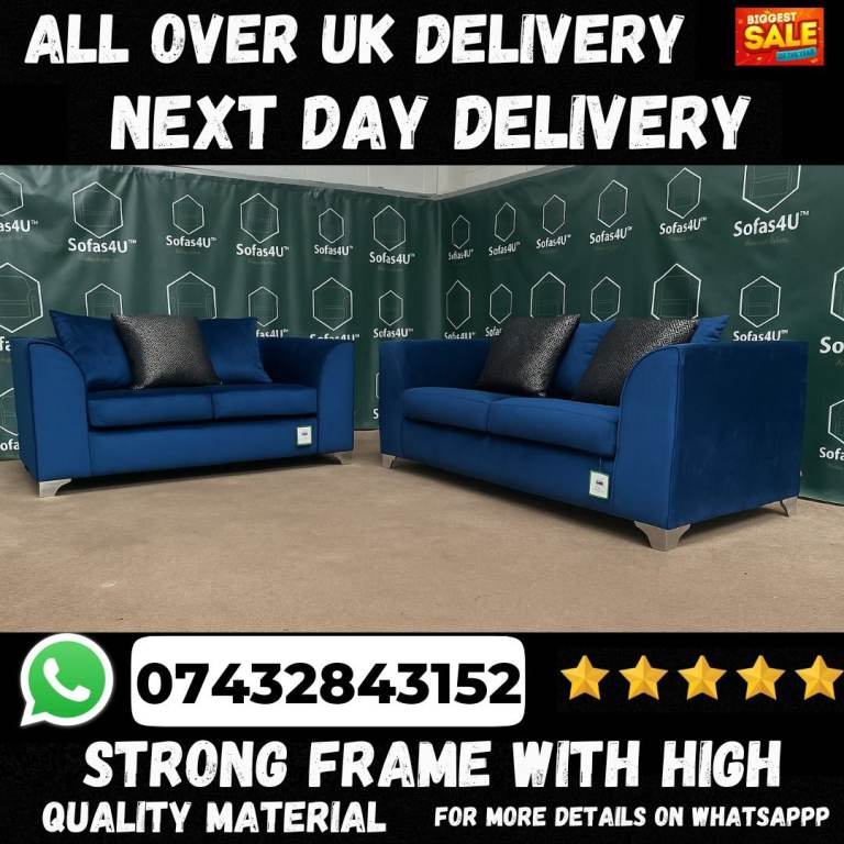 Brand New Plush Velvet Sofas – Where Luxurious Comfort Meets Modern Elegance