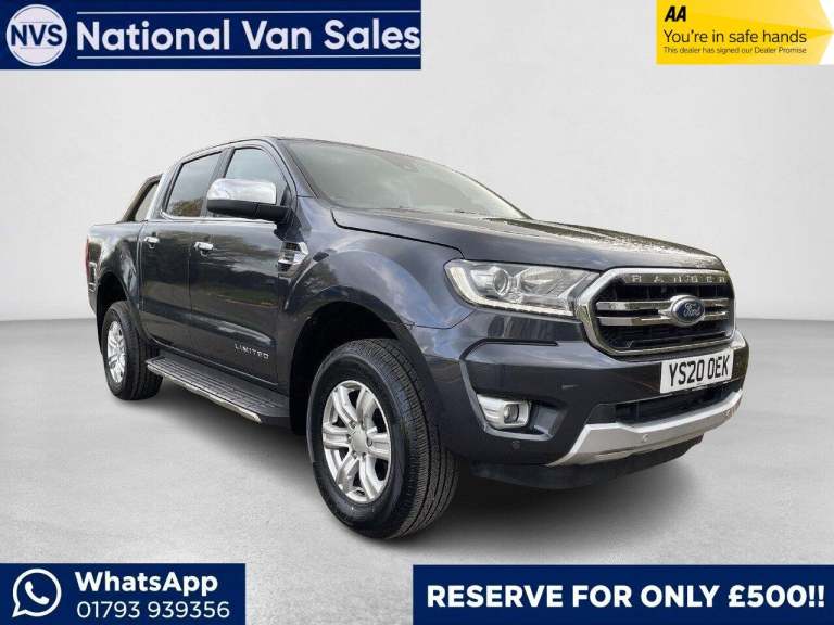 2020 Ford Ranger 2.0 EcoBlue Limited 4WD Euro 6 (s/s) 4dr PICK UP Diesel Manual