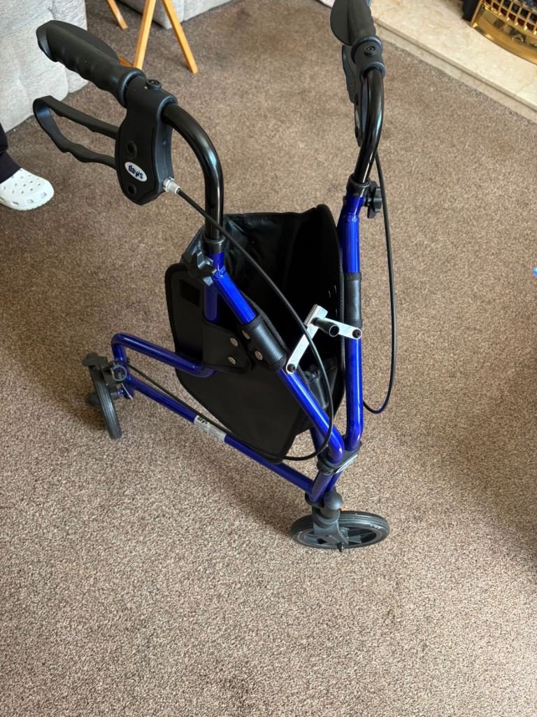 Skye Blue Mobility Walker with Bag – Good Condition