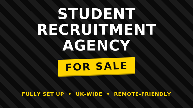Student Recruitment Agency Business for Rent/Sale
