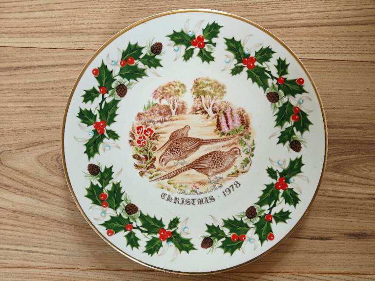 Royal Grafton Vintage 1978 Christmas Collectors Plate
