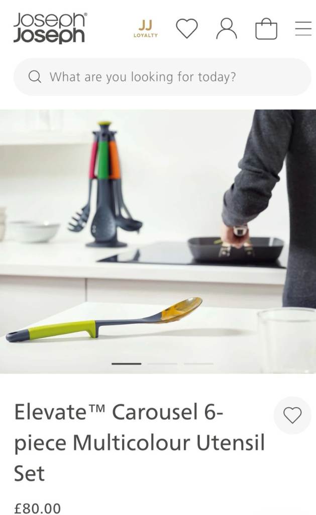 Joseph Joseph utensils and stand holder carasoul 