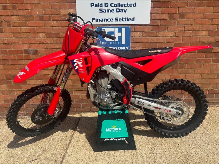 2025 HONDA CRF450R - EXCELLENT CONDITION - 6 HOURS - 1 OWNER - X TRIGS + MORE