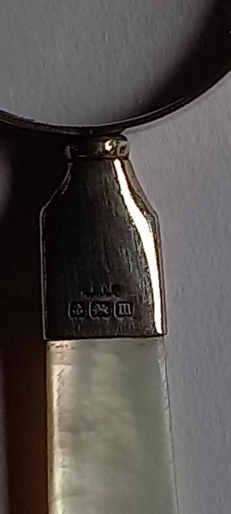 1911 Hallmarked Silver Magnifying Glass 