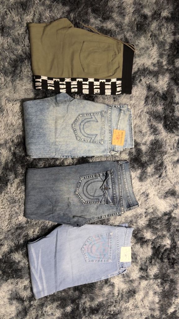 True Religion Blue Denim Jeans – Good Condition