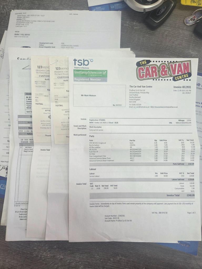 2018 BMW 1 Series 1.5 116d Sport Euro 6 (s/s) 5dr HATCHBACK Diesel Manual