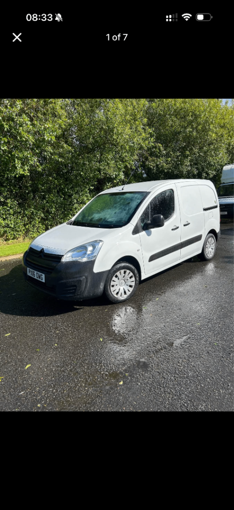 Citroen, BERLINGO, Panel Van, 2016, Manual, 1560 (cc)