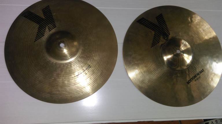 Zildjian K Hi-Hat Cymbals – 14 inch, Very Good Condition