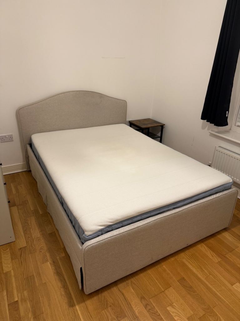 IKEA DOUBLE BED FRAME + MATRESS