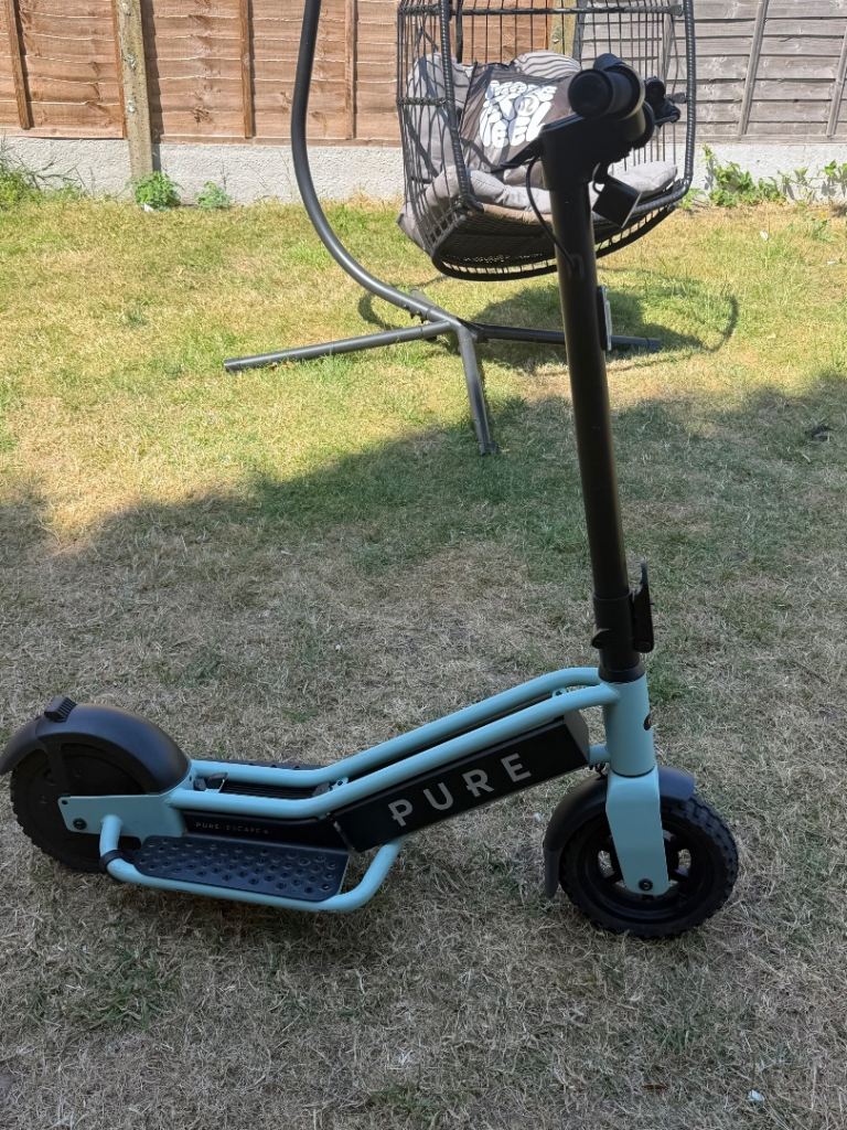 Pure Electric Scooter – Good Condition, Light Blue