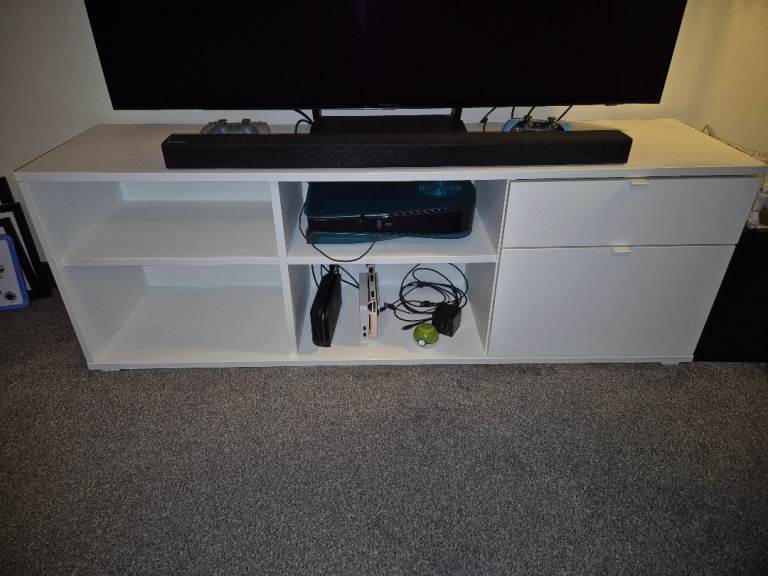 White Vihals IKEA TV Unit - Collection only 