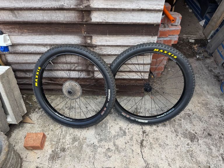 Love Mud Rumpus 27.5 Mountain Bike Wheels - Black, Good Condition