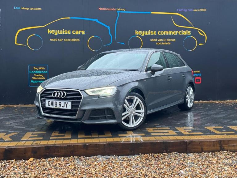 2018 Audi A3 1.5 TFSI CoD S line Sportback Euro 6 (s/s) 5dr HATCHBACK Petrol Manual
