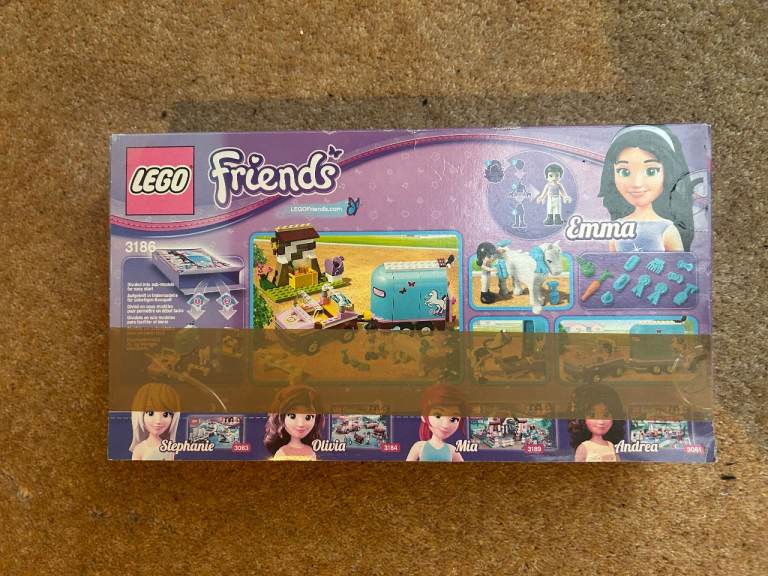 LEGO Friends Emma's Horse Trailer 3186 Building Kit with Instructions