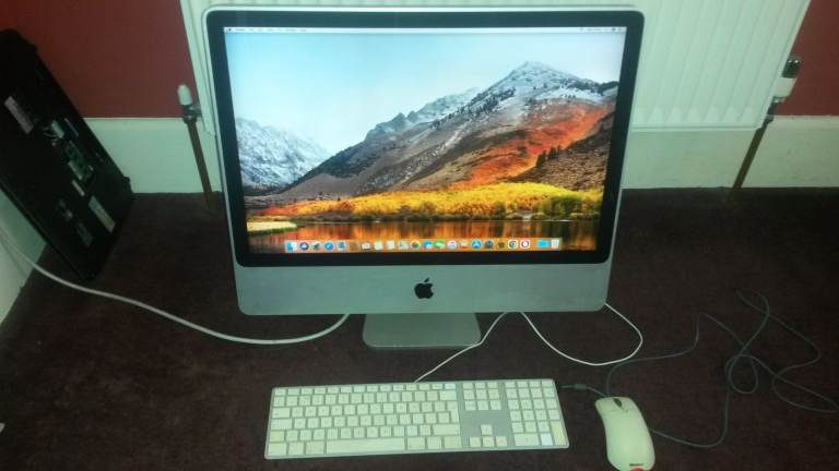 IMac early 2008 24inch model 2.8Ghz dual core 4gb loaded with High Sierra iLife Garage Band etc