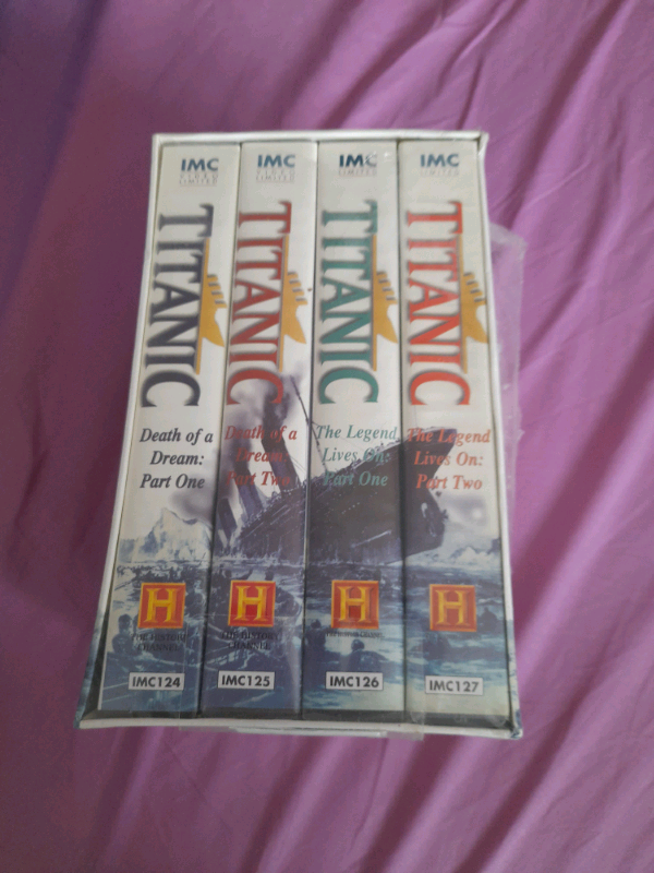 Titanic VHS Video set