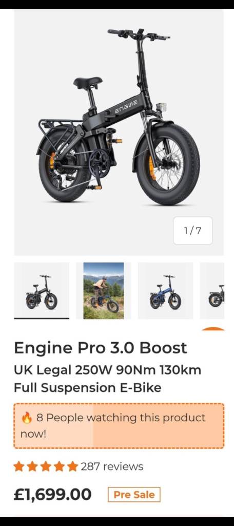Engine Pro 3.0 Boost Full Suspension E-Bike - black Mint