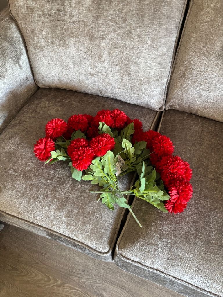 Artificial Red Flowers