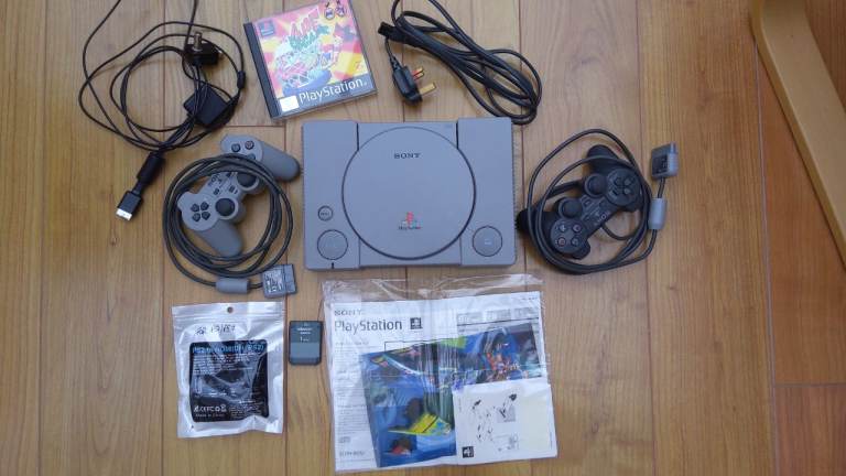 image for Sony PlayStation PS1 chipped, region free with over 60 games