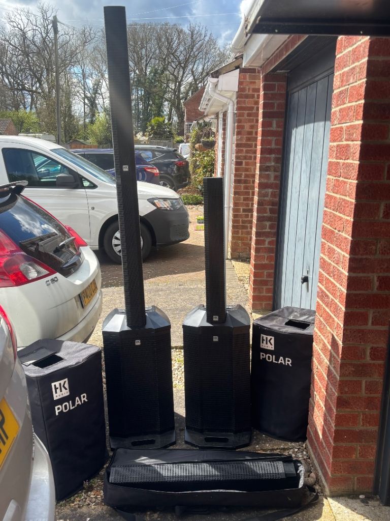 Pair- HK Audio polar 12 line array PA System