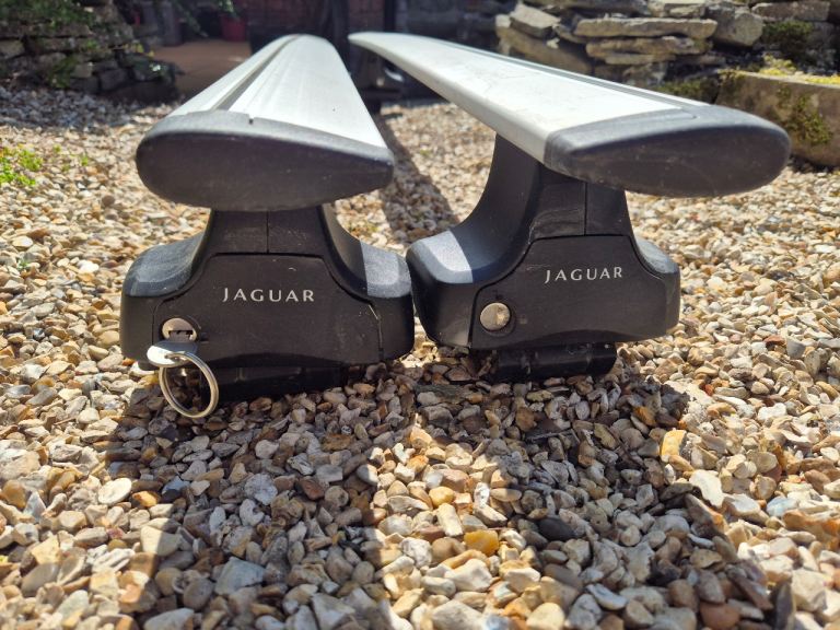 Genuine Jaguar XF saloon roof bars