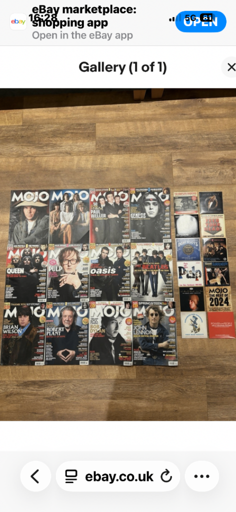 Mojo music mags x12 2025.  