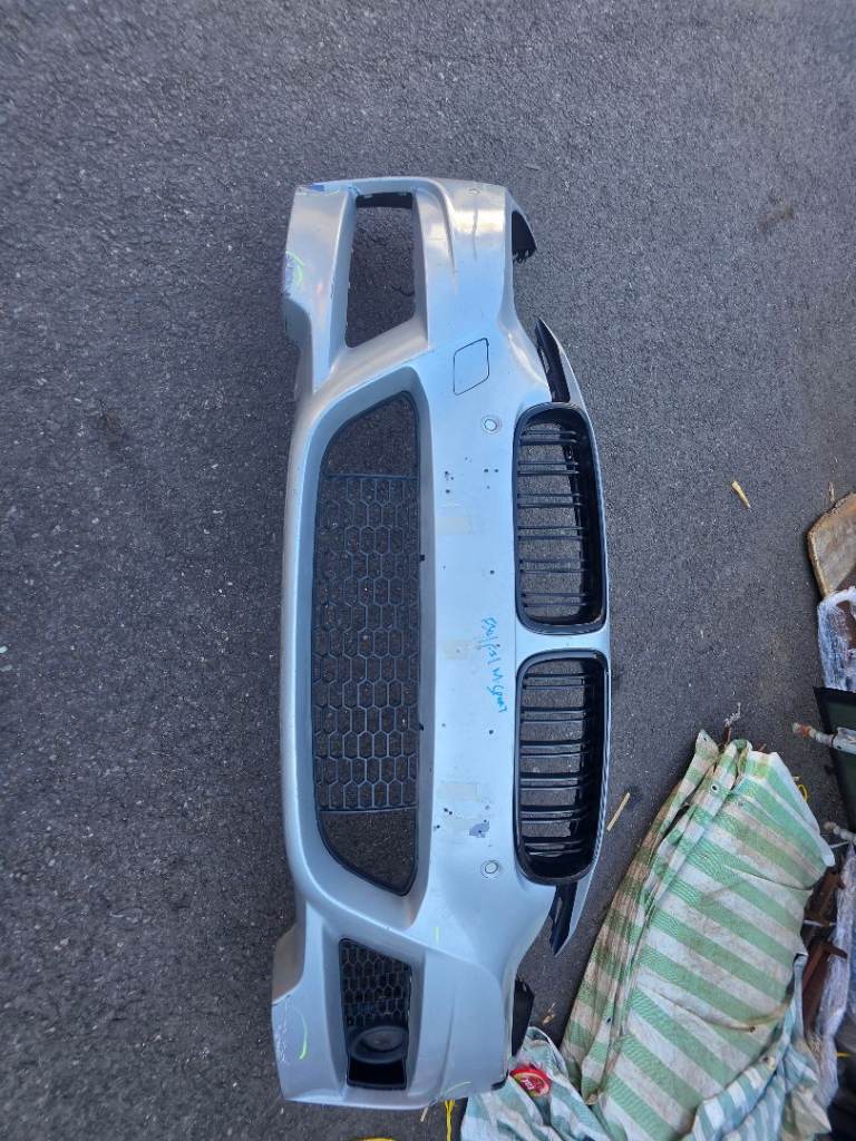 mw 3 Series F30 F31 Silver M SPORT FRONT BUMPER BREAKING PARTS 