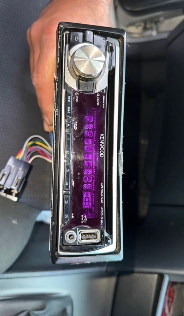 KENWOOD Car Stereo Head Unit – Good Condition