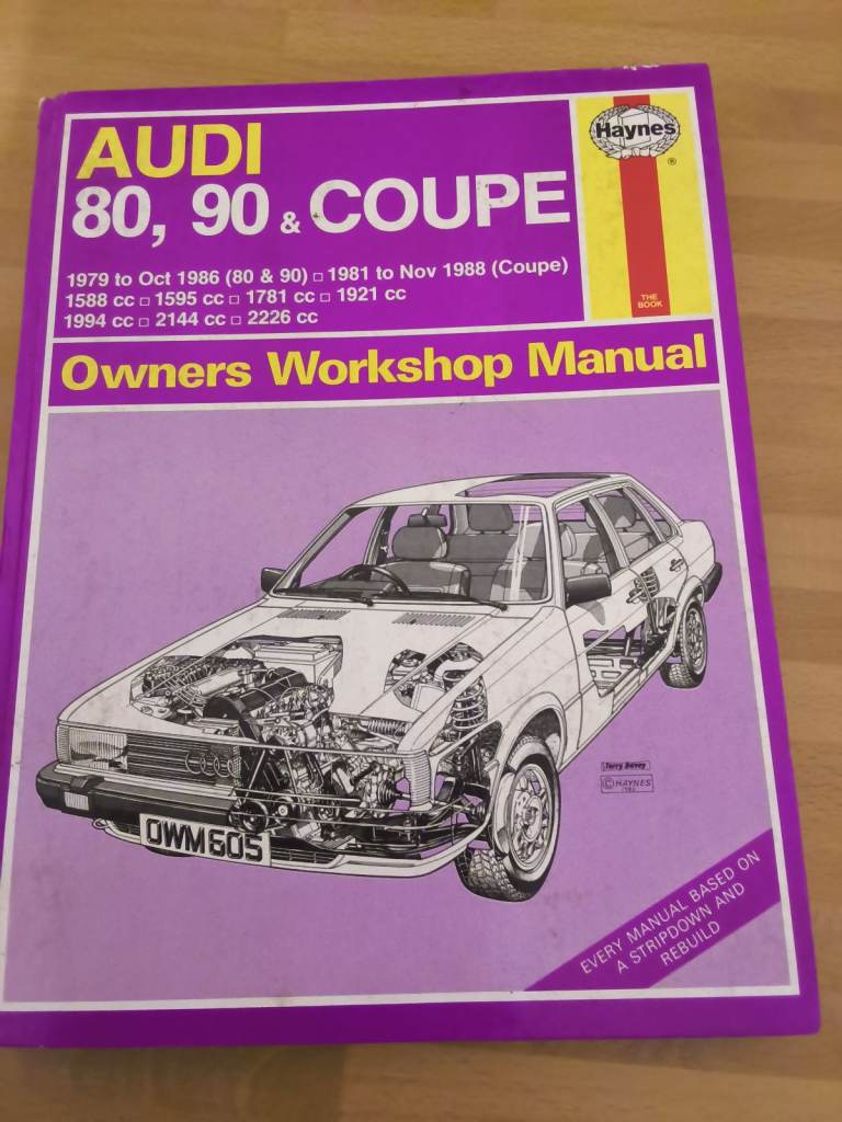 Haynes Audi 80, 90 & Coupe Owners Workshop Manual