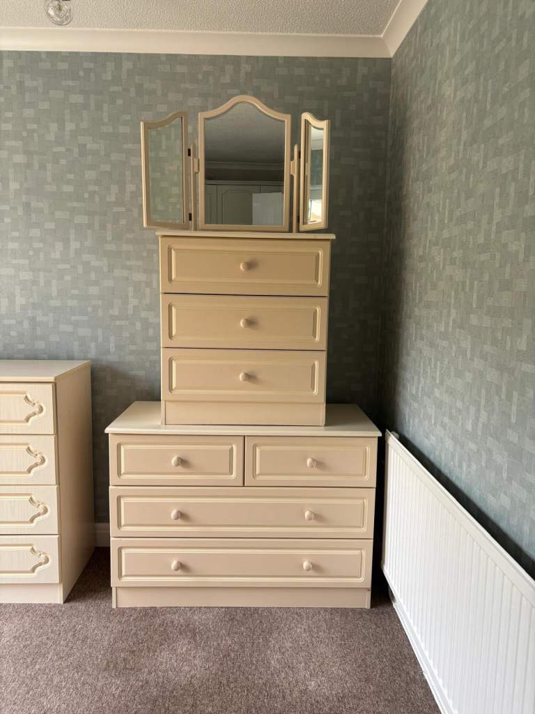 Hand made & solid built to last “Matching Chests of Drawers”