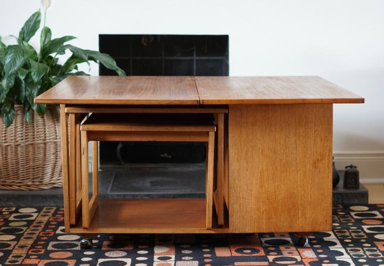 Mid Century McIntoshTeak Tristor Metamorphic Coffee Table