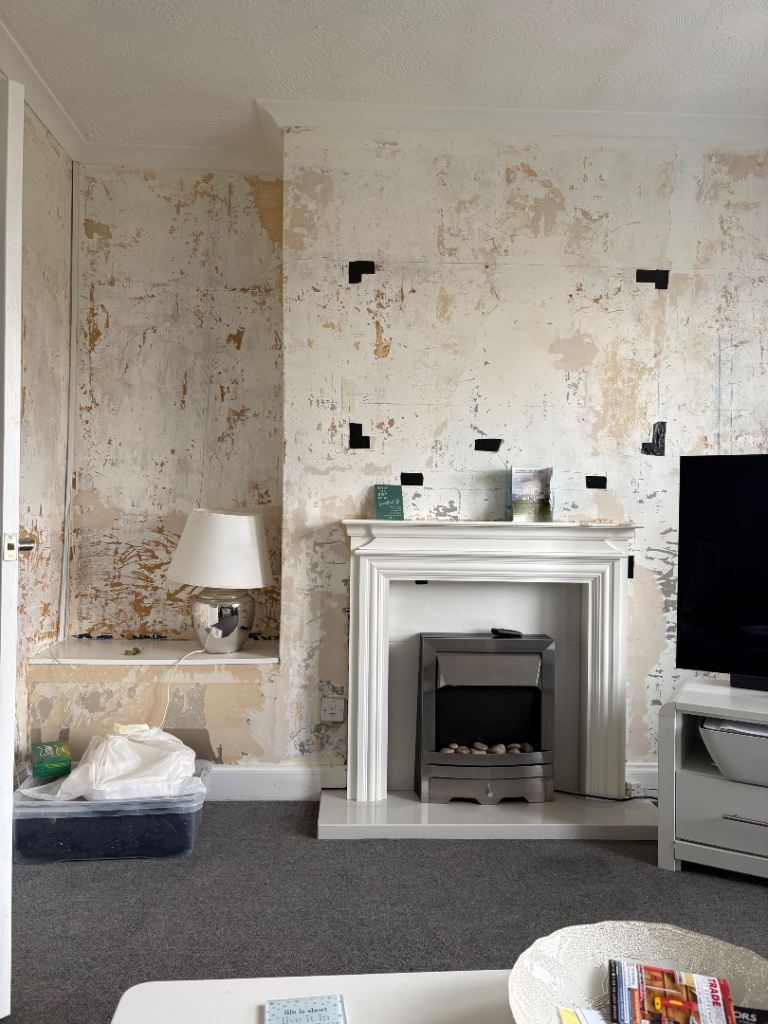 Fire silver and white surround