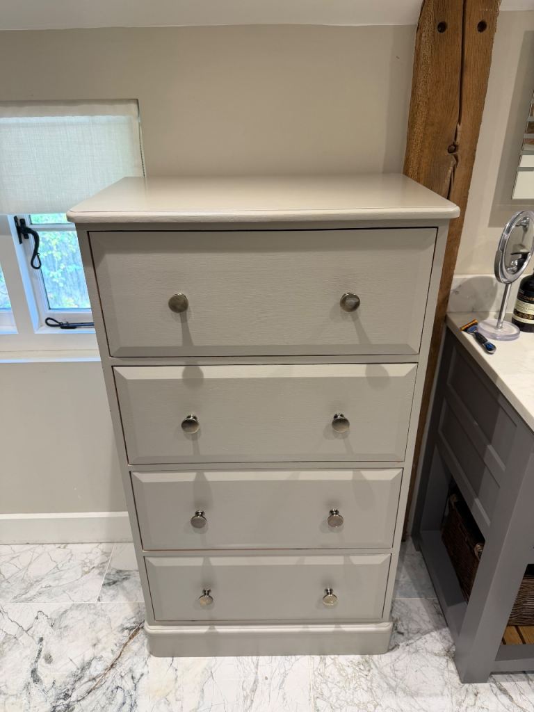 Tall Painted Chest of Drawers 