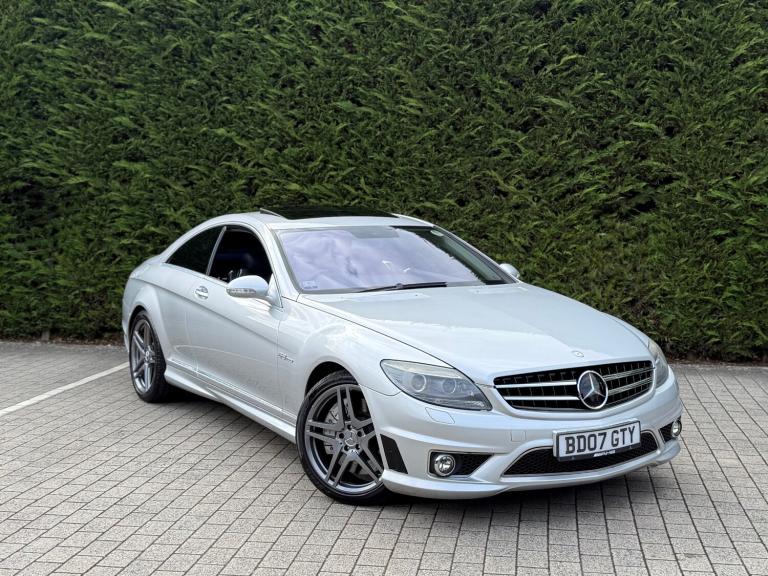 2007 [07] MERCEDES CL63 6.2 V8 AMG COUPE AUTO SILVER ULEZ 68K FSH