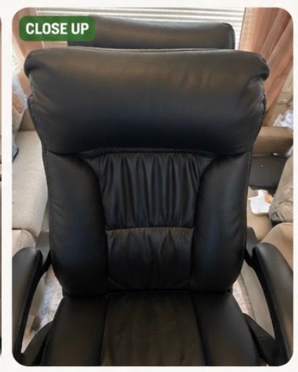 Black Massage Office Chair – Good Condition, Remote Included