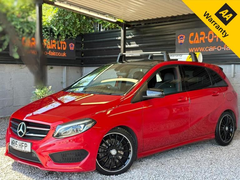 MERCEDES-BENZ B CLASS 2.1 B220 CDI AMG Line Red Auto Diesel 2015+1 OWNER+FSH+ULZ