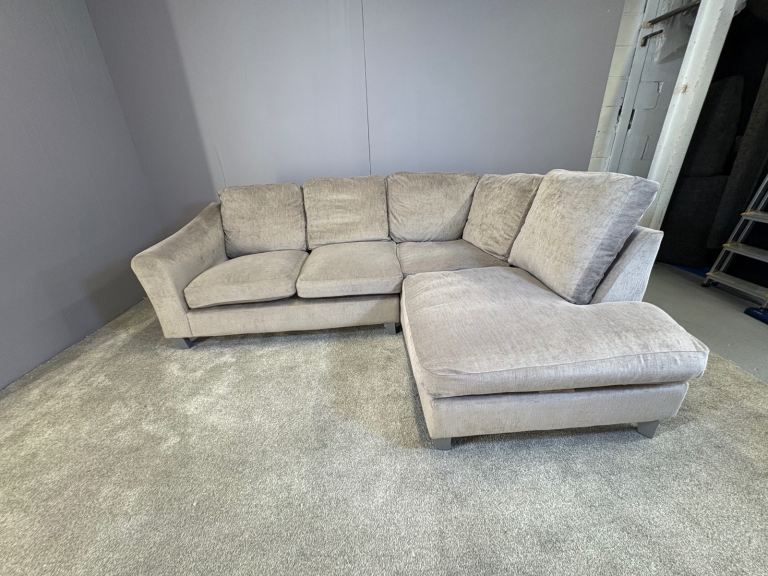 Laura Ashley light brown  right hand corner sofa DELIVERY AVAILABLE