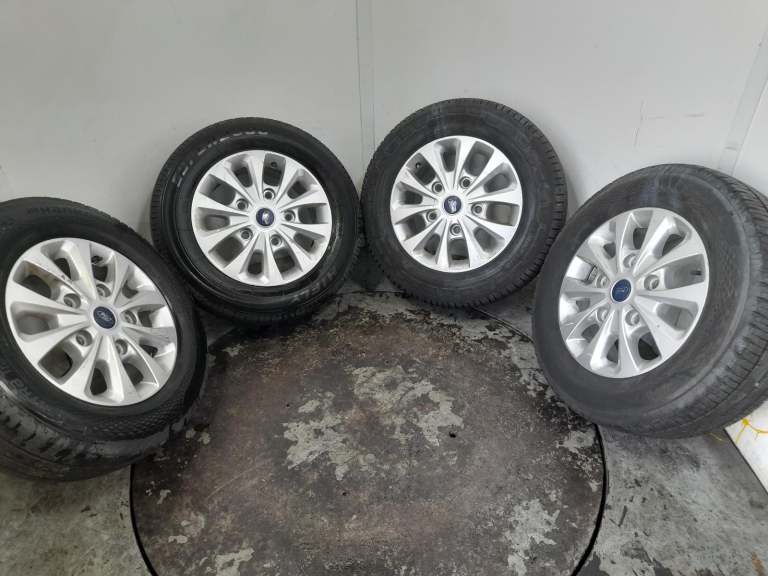 Ford Transit Custom Set Of 4 Alloy Wheels 16 Inch 5x160 Offset Et60 6.5j