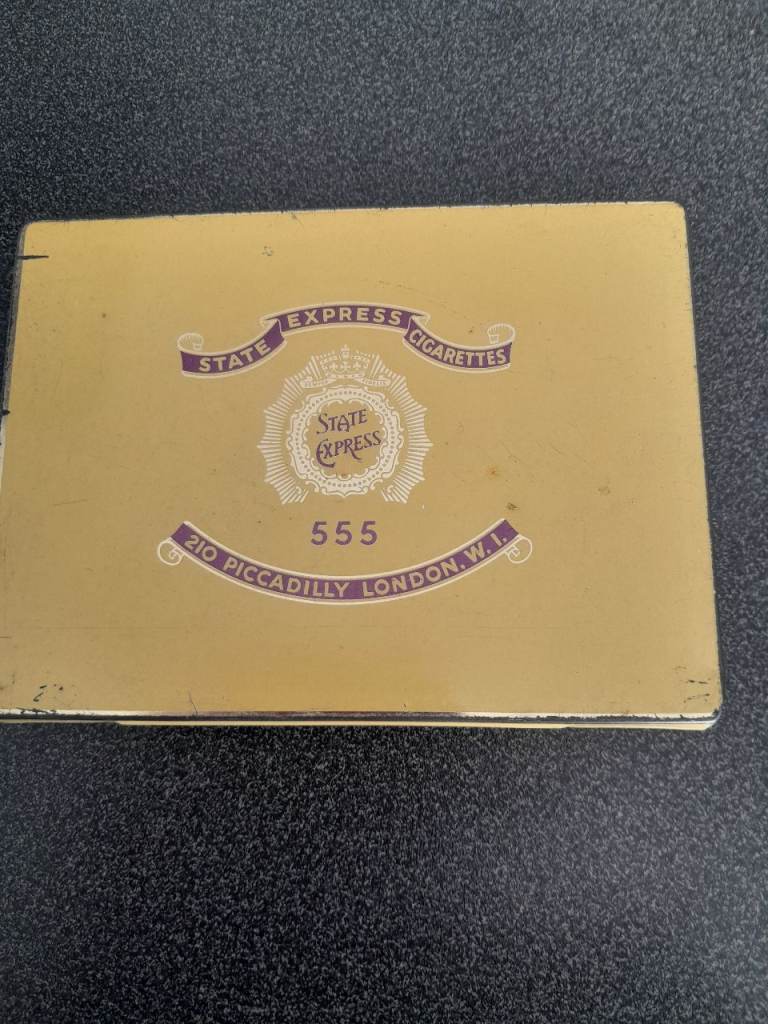 Vintage(1940's?) State Express 555 210 Piccadilly W.1. Cigarette Case
