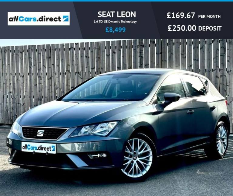2018 SEAT Leon 1.6 TDI SE Dynamic Technology  Hatchback Diesel Manual