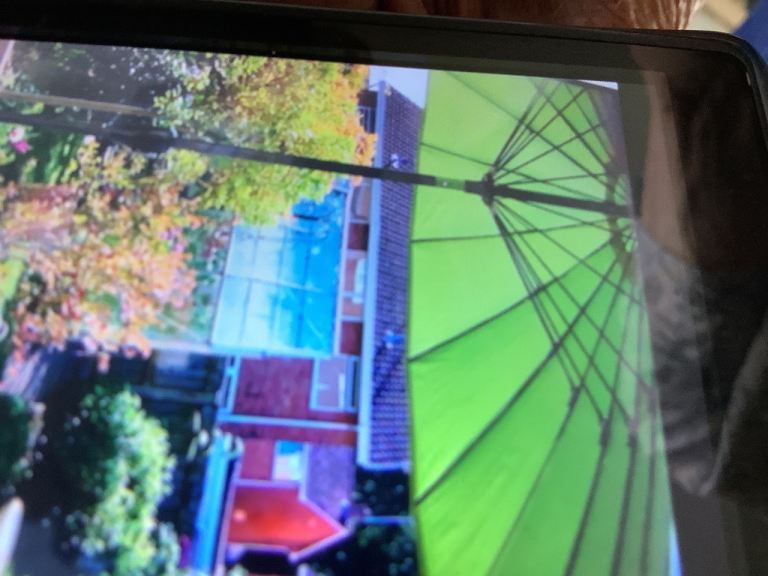 Large garden brolly