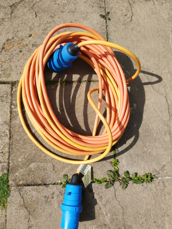 Camping caravan tent electric cable 
