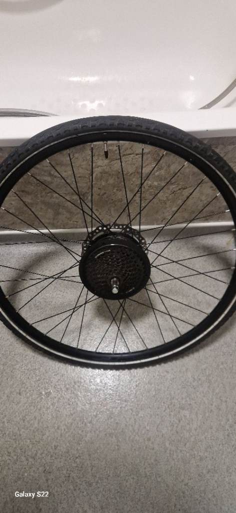 HESC SR SUNTOUR Electric Bike Rear Wheel with Motor & Shimano Cassette