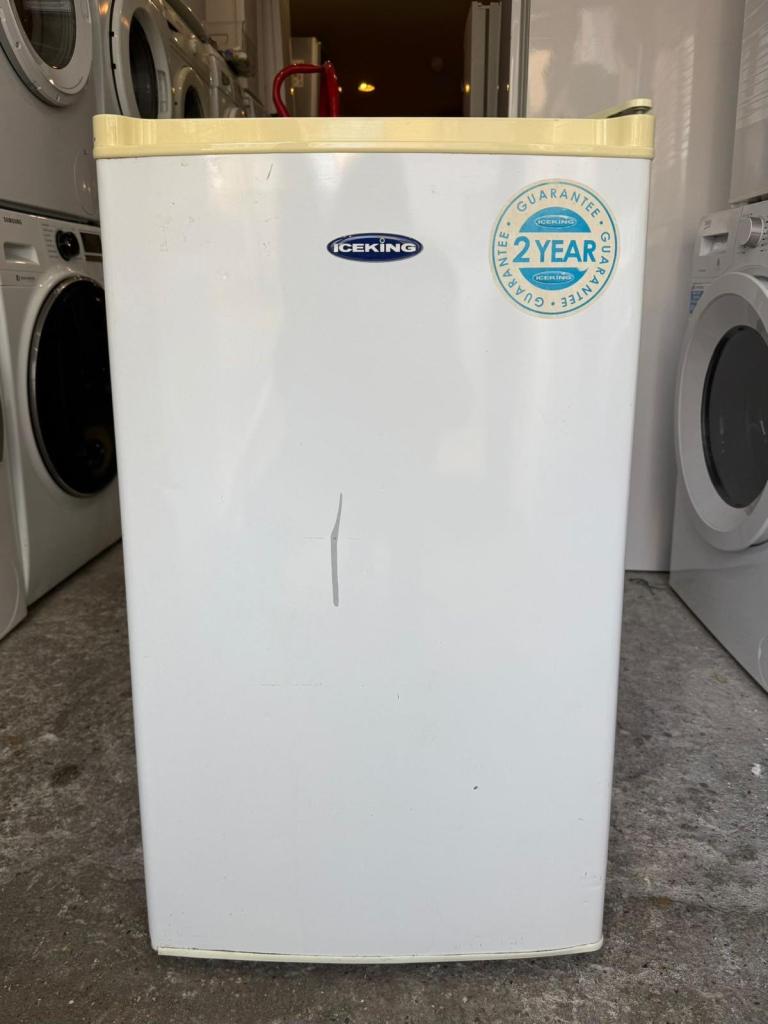 Iceking White Colour Under Counter Fridge Freezer With Free Delivery 🚚  