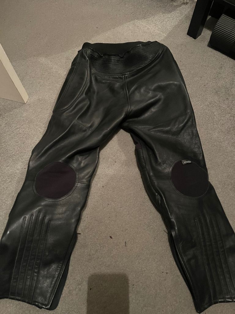 Motorcycle leather trousers