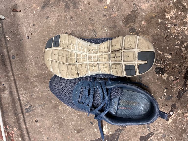 These are Skechers Flex Appeal sneakers