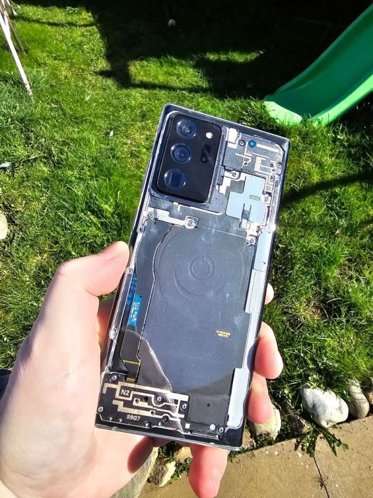 Samsung galaxy note 20 ultra custom back. New battery! 