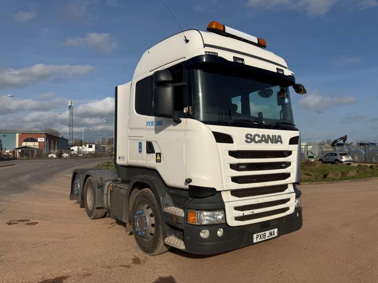 SCANIA R450 2018 (18) EURO 6, DOUBLE SLEEPER CAB, 6X2 TAG AXLE TRACTOR UNIT